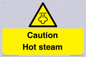 Caution Hot steam